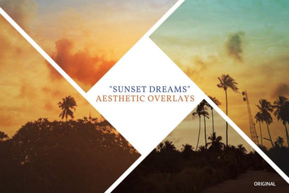 Download Aesthetic Sunset Dreams - Photo Overlays - Sunset Collection
