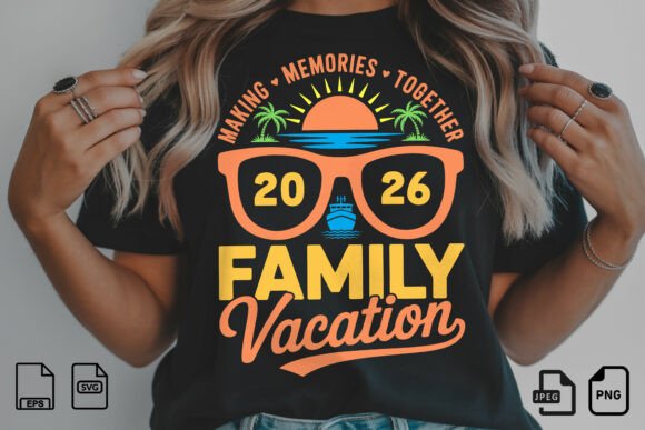 Download Family Vacation 2026 Sunset Design - Sunset Collection