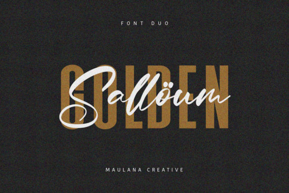 Download Salloum Golden Font Duo - Gold Collection