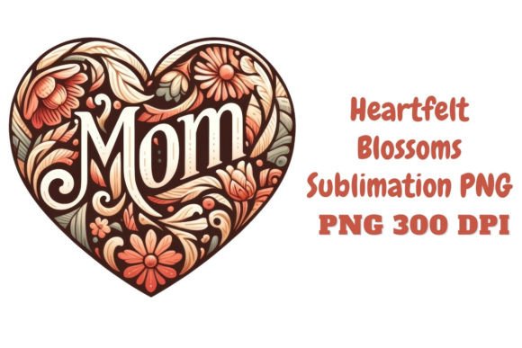 Download Heartfelt Blossoms Sublimation PNG - Premium Resources