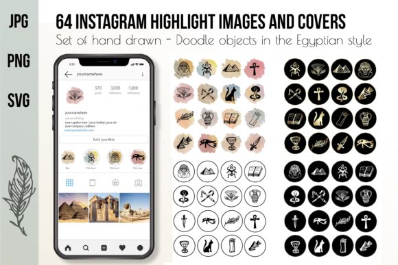 Download Hand Drawn Instagram Highlight Icons - Hand drawn Collection